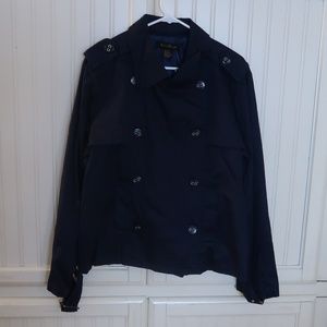 Ashley Stewart Navy Blue Jacket Plus size 2x